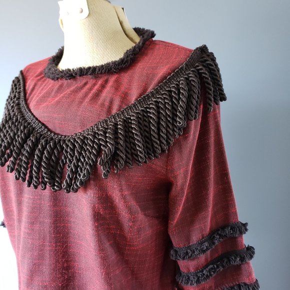 Anina Fringe Top/ Size L - Picture 3 of 6
